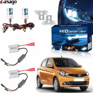 Casago CSH272P H27 HID Xenon Conversion Kit LED Headlight Bulb With Digital Ballast Xenon Light for Bikes Cars and Motorcycle (55W)